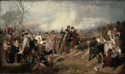 The Shooting Match by John Faed